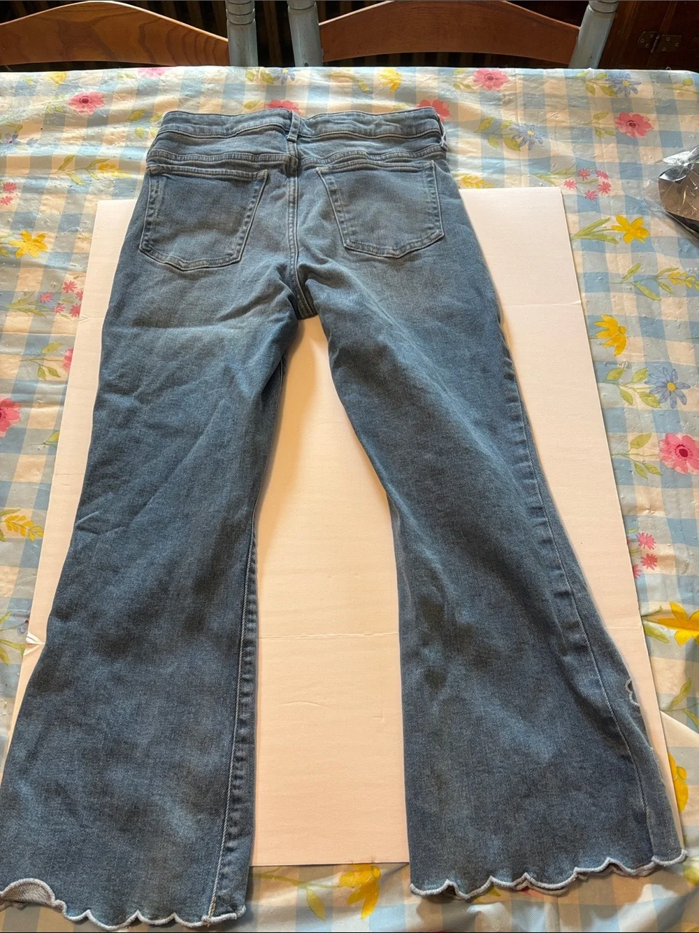 Girl’s Gap 14 Plus Blue Embroidered Flare Jeans